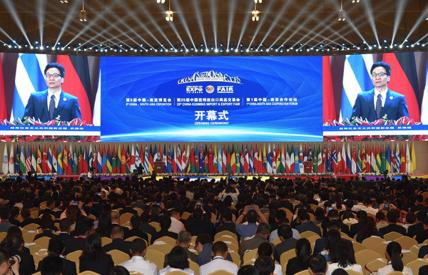 Phó Thủ tướng Vũ Đức Đam dự Lễ Khai mạc Hội chợ Trung Quốc-Nam Á ảnh 2