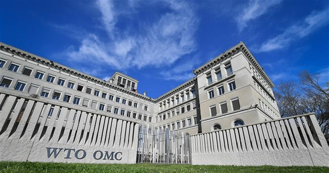 Trụ sở WTO tại Geneva, Thụy Sĩ. (Ảnh: AFP/TTXVN) Argentina tiến hành các thủ tục để khởi kiện Mỹ lên WTO ảnh 1