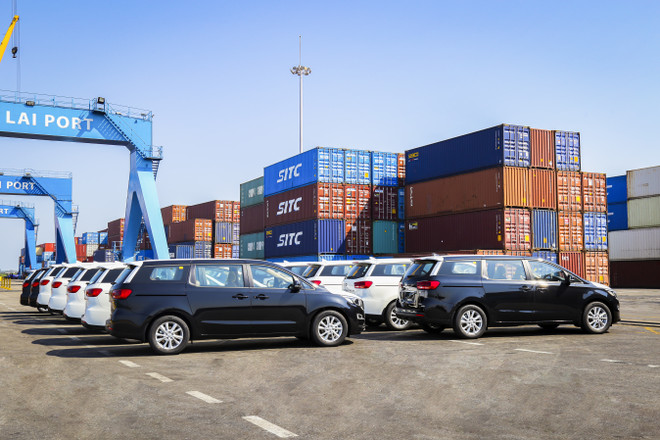 Thaco xuất khẩu 80 ôtô du lịch sang thị trường Thái Lan ảnh 1