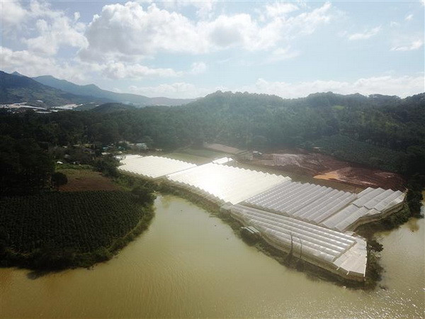 Lãnh đạo huyện xác nhận việc san ủi trái phép hồ Đan Kia-Suối Vàng ảnh 1