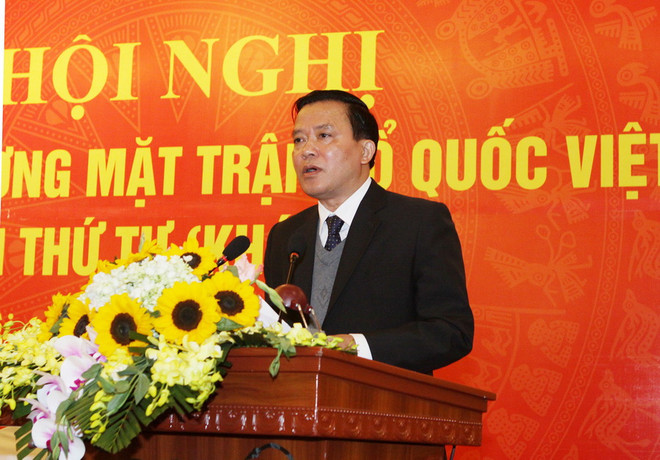 Phó Chủ tịch Ủy ban Trung ương MTTQ Việt Nam Nguyễn Văn Pha. (Ảnh: Nguyễn Dân/TTXVN) Những điều cấm trong vận động bầu cử của ứng viên đại biểu Quốc hội ảnh 1