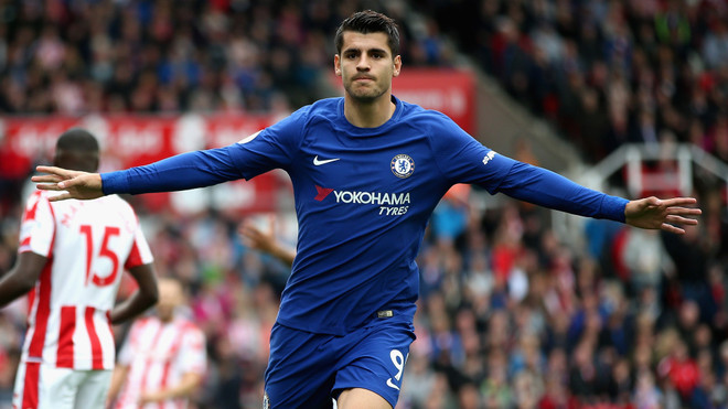 Chelsea đại thắng Stoke 4-0: Giờ thì còn ai chê Morata? ảnh 1