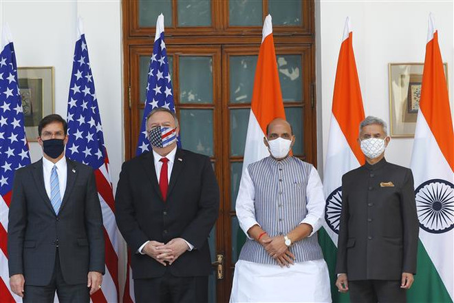 Ấn Độ và Mỹ tổ chức Đối thoại 2+2 cấp bộ trưởng lần thứ 3 ảnh 1