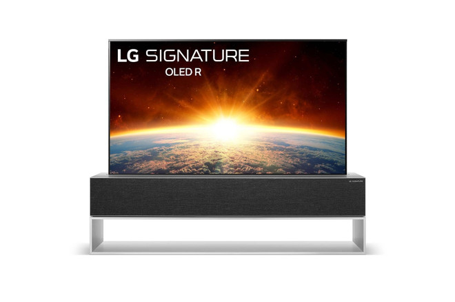 Tivi cuộn Signature OLED R. (Nguồn: lg.com) LG sắp giới thiệu tivi đầu tiên trên thế giới có thể cuộn lại ảnh 1