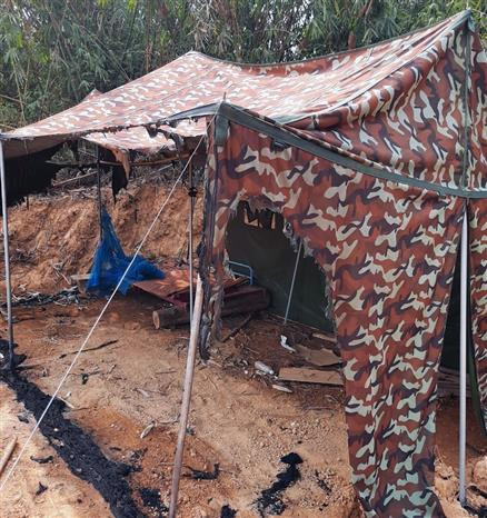 Đắk Nông: Lâm tặc cài bẫy đinh, ngăn cản lực lượng bảo vệ rừng ảnh 2