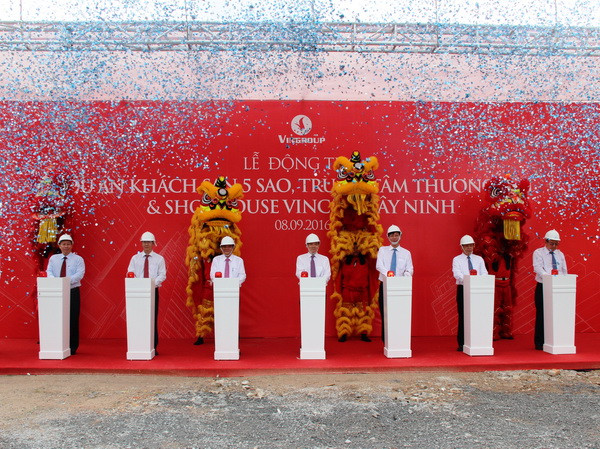 Khởi công khách sạn 5 sao, Trung tâm thương mại Vincom Tây Ninh ảnh 1