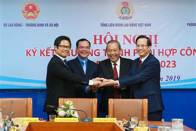 Ba cơ quan ký kết hợp tác trong lĩnh vực quan hệ lao động ảnh 1