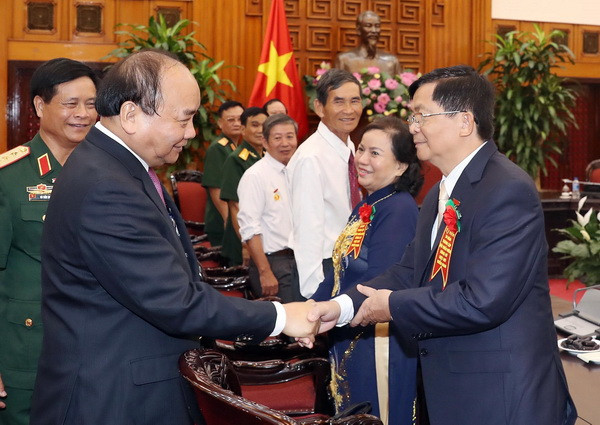 Thủ tướng tiếp Đoàn Đại biểu cựu thiếu niên Dũng sỹ diệt Mỹ ảnh 2