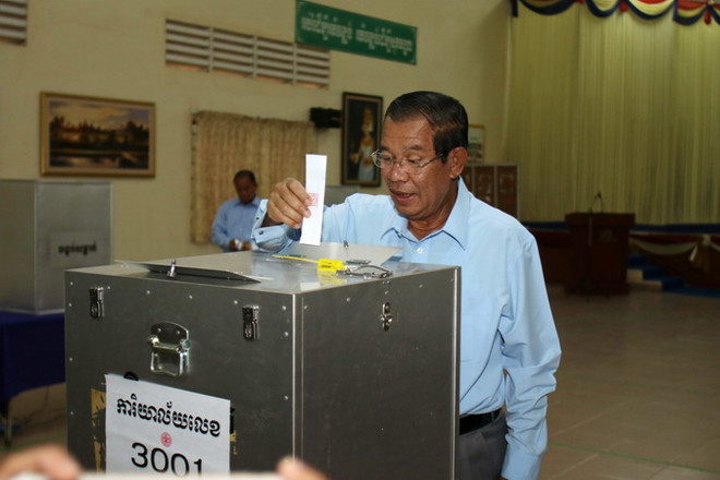 Campuchia tiếp nhận đơn đăng ký tranh cử cho cuộc tổng tuyển cử ảnh 1