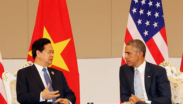 Thủ tướng Nguyễn Tấn Dũng gặp chính thức Tổng thống Obama ảnh 1