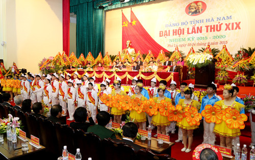 Chủ tịch nước dự Đại hội Đảng bộ tỉnh Hà Nam lần thứ XIX ảnh 1