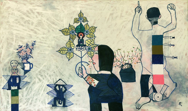 Tranh đương đại Hungary - Việt Nam ra mắt công chúng thủ đô ảnh 1