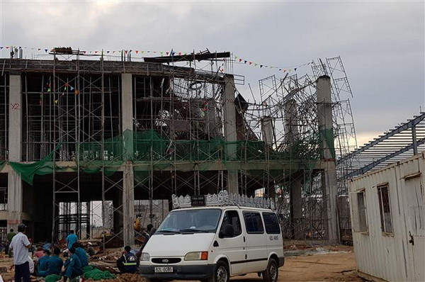 Long An: Sập công trình xây dựng, ít nhất năm người thương vong ảnh 1