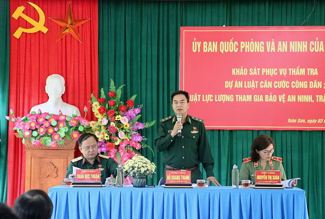 Đoàn Ủy ban Quốc phòng-An ninh của Quốc hội làm việc tại Hòa Bình ảnh 1