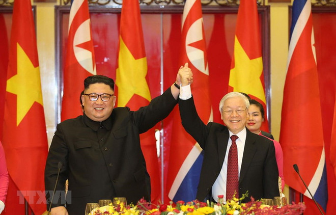 Tổng Bí thư Nguyễn Phú Trọng gửi điện mừng Tổng Bí thư Kim Jong-un ảnh 1