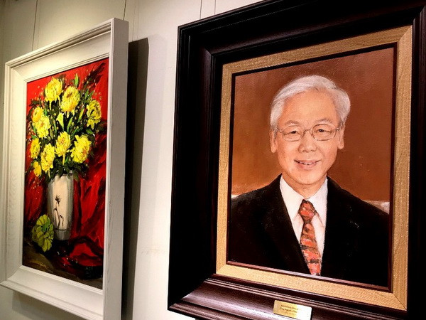 Triển lãm tranh về "Đất nước vào Xuân, Thời cơ mới, vận hội mới" ảnh 1