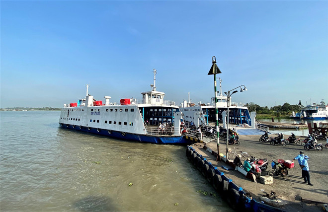 An Giang huy động 36 chiếc phà trọng tải lớn phục vụ dịp 30/4 và 1/5 ảnh 1