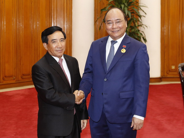Thủ tướng Nguyễn Xuân Phúc tiếp Phó Chủ tịch nước Lào ảnh 1