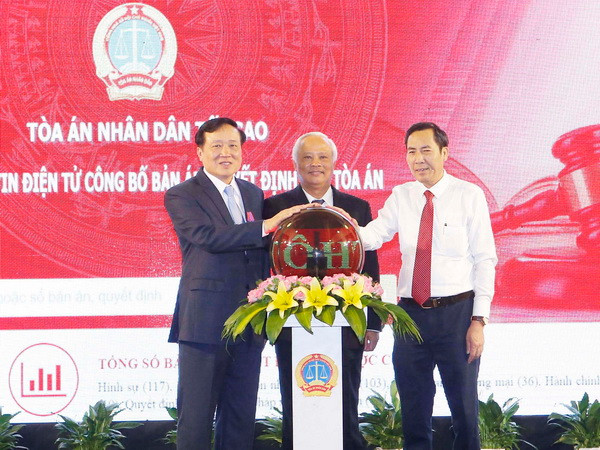 Khai trương Trang thông tin điện tử công bố bản án của Tòa án ảnh 1