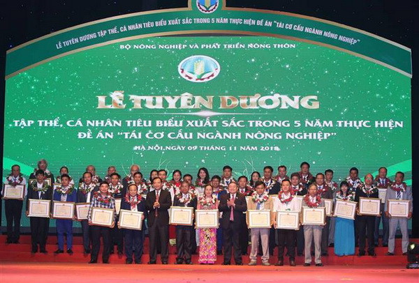 Tuyên dương 138 cá nhân, đơn vị xuất sắc trong tái cơ cấu nông nghiệp ảnh 1