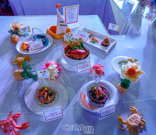Xác lập kỷ lục 69 món ngon được chế biến từ cua Cà Mau ảnh 1