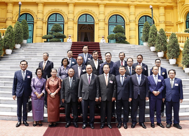 Hình ảnh Chủ tịch nước tiếp Chủ tịch Quốc hội Campuchia ảnh 7
