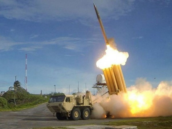 Hệ thống phòng thủ tên lửa tầm cao giai đoạn cuối (THAAD) của Mỹ. (Nguồn: US Army) Đảng Saenuri Hàn Quốc: Vẫn triển khai THAAD dưới thời ông Trump ảnh 1
