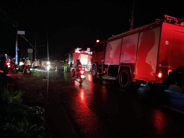 Bình Thuận: Cháy tiệm sửa xe, 1 người tử vong và 3 người cấp cứu ảnh 1