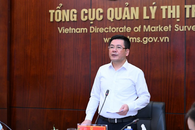 Bộ trưởng Nguyễn Hồng Diên phát biểu kết luận hội nghị. (Nguồn: Bộ Công Thương) Quản lý thị trường hướng tới xây dựng môi trường kinh doanh lành mạnh ảnh 1