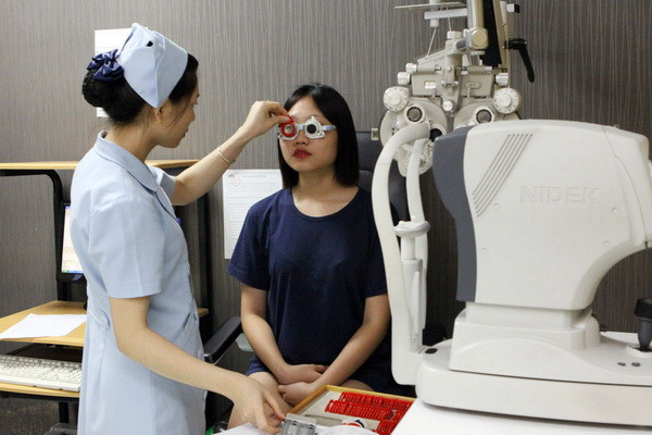 Hà Nội tiến hành kiểm tra các trung tâm tập mắt, yoga mắt ảnh 1