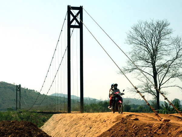 Quảng Ngãi kiểm tra an toàn cầu treo 6 huyện miền núi ảnh 1