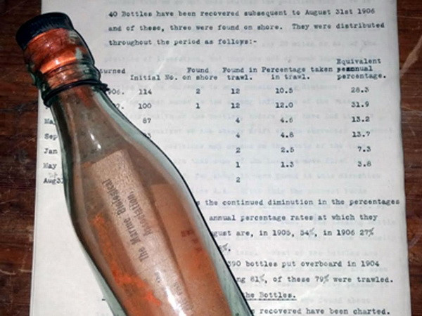 Phát hiện thông điệp trong chai lâu đời nhất trên thế giới ảnh 1