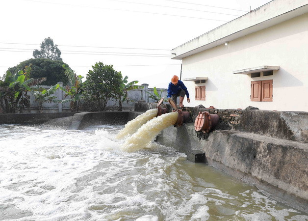 Tập trung cao điểm lấy nước trong đợt 2 để hoàn thành cơ bản gieo cấy ảnh 1