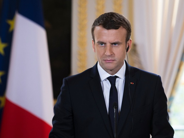 Tổng thống Pháp Emmanuel Macron. (Ảnh: AFP/TTXVN) Ông Macron đắc cử Tổng thống Pháp có tác động tích cực với kinh tế ảnh 1