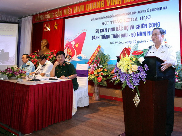 Hội thảo "Sự kiện vịnh Bắc Bộ và chiến công đánh thắng trận" ảnh 1
