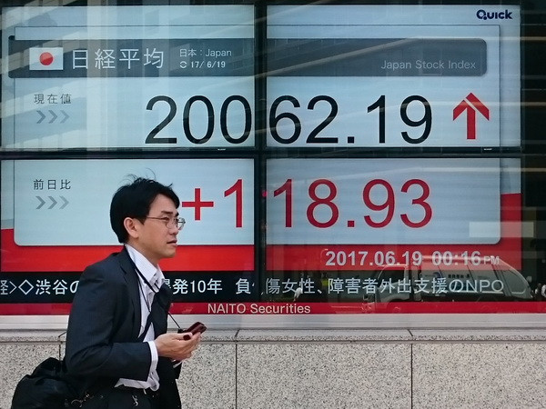 Chứng khoán châu Á khởi đầu tuần mới trong sắc xanh ảnh 1