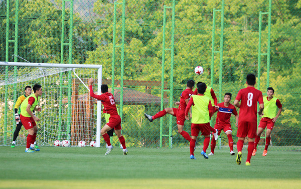 Buổi tập cuối cùng trước trận ra quân của U20 Việt Nam. (Nguồn: VFF) Tuyển U20 Việt Nam quyết không phụ lòng người hâm mộ ảnh 1