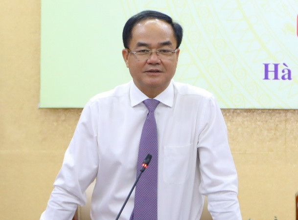 Thứ trưởng Bộ Nội vụ Vũ Chiến Thắng. (Ảnh: Văn Điệp/TTXVN) Để đồng bào các dân tộc ở Tây Nguyên mãi bình yên và phát triển ảnh 3