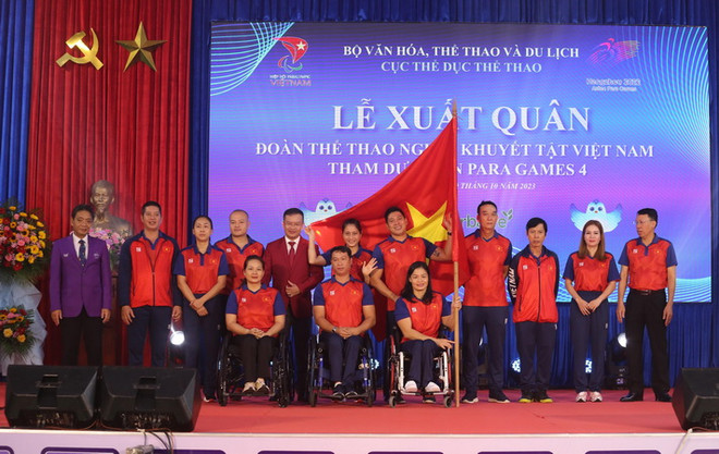 Đoàn Thể thao người khuyết tật Việt Nam xuất quân dự ASIAN Para Games ảnh 1