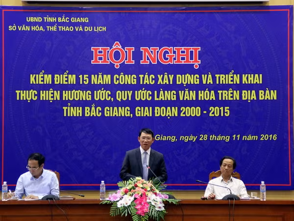 Bắc Giang phát huy vai trò hương ước, quy ước ở cộng đồng dân cư ảnh 1