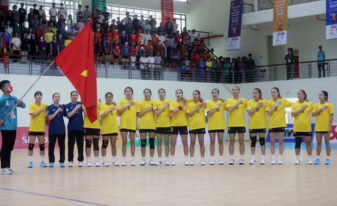 SEA Games 31: Bóng ném nữ trong nhà Việt Nam giành huy chương Vàng ảnh 1