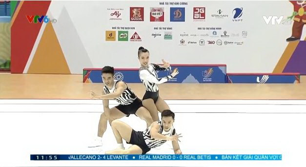 SEA Games 31: Việt Nam giành HCV môn Aerobic nội dung bài 3 người ảnh 1