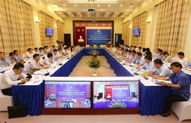 Quang cảnh buổi sơ kết. (Ảnh: Danh Lam/TTXVN) ''Bộ Kế hoạch và Đầu tư phải đi tiên phong trong cải cách, đổi mới'' ảnh 2