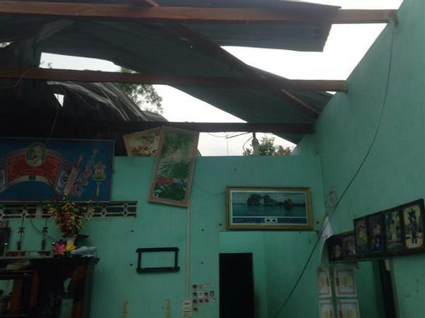 Gia Lai: Gần 50 căn nhà sập sàn, tốc mái do lốc xoáy ảnh 1