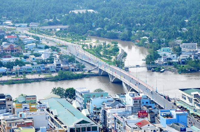 Một góc thành phố Bến Tre. (Nguồn: vpcp.chinhphu.vn) Bến Tre là đơn vị hành chính cấp tỉnh loại III với 48,91 điểm ảnh 1
