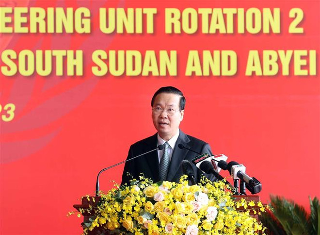 Lễ Xuất quân của Bệnh viện Dã chiến cấp 2 số 5 và Đội Công binh số 2 ảnh 3