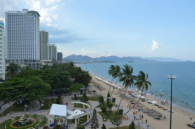 Bãi biển Nha Trang (Khánh Hòa). (Ảnh: Thanh Hà/TTXVN) Năm Du lịch Quốc gia 2019: Cơ hội và thách thức cho du lịch Khánh Hòa ảnh 2