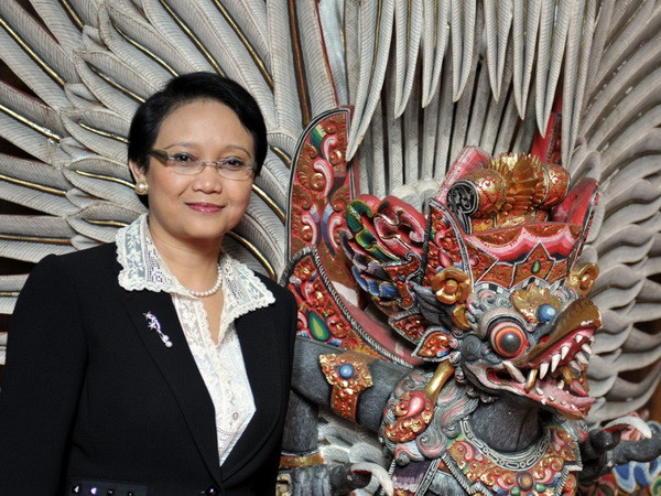 Tân Bộ trưởng Ngoại giao Indonesia Retno Marsudi. (Nguồn: AFP) Tân Ngoại trưởng khẳng định chính sách đối ngoại của Indonesia ảnh 1