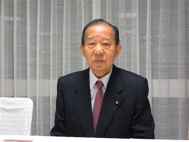 Tổng Thư ký LDP Toshihiro Nikai. (Ảnh: Đào Thanh Tùng/TTXVN) Nhật Bản: Đảng cầm quyền LDP tái bổ nhiệm Tổng Thư ký ảnh 1