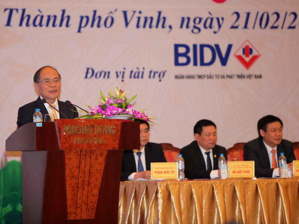 Tỉnh Nghệ An tổ chức Hội nghị gặp mặt các nhà đầu tư dịp đầu Xuân ảnh 1